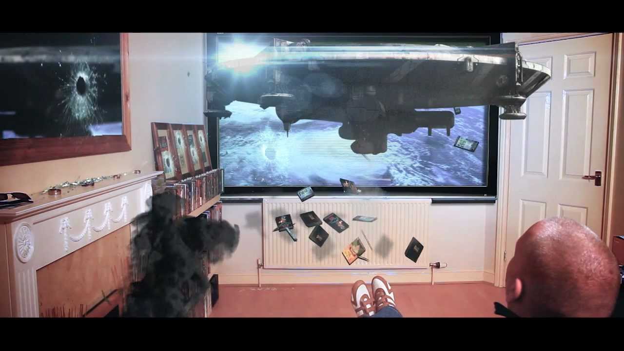After effects CS5 4DTV mock up - particular 2