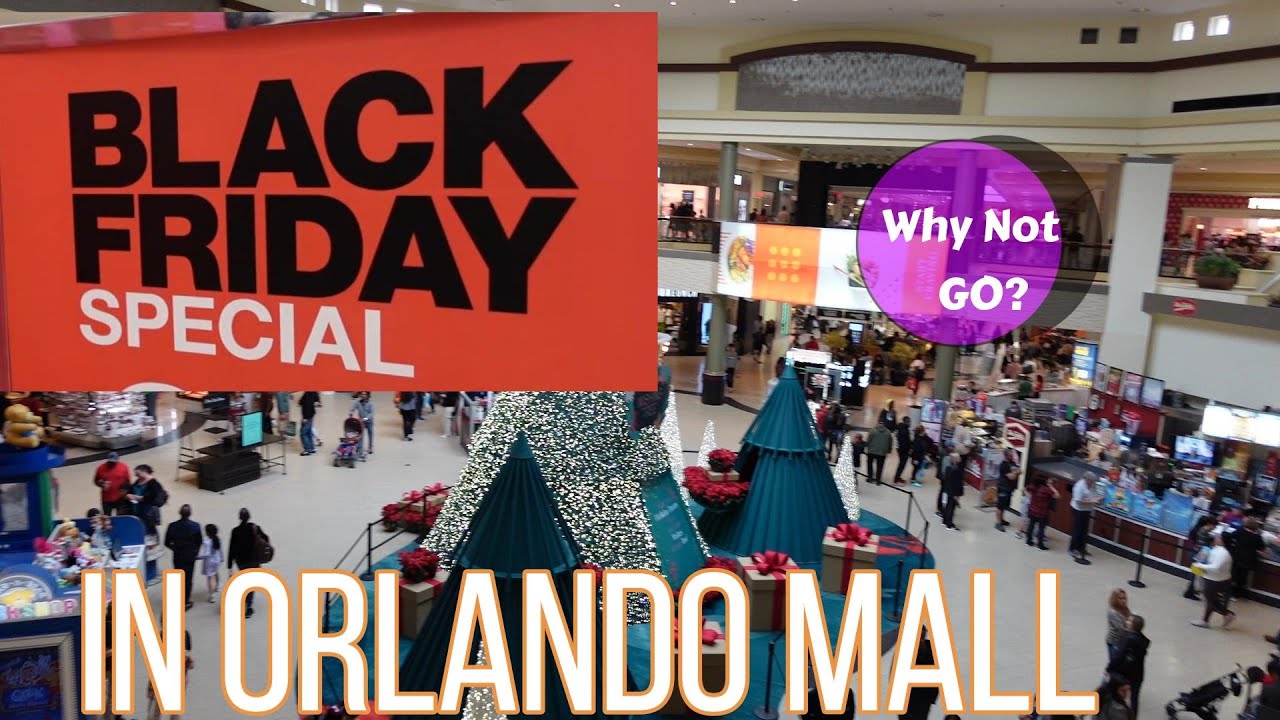 BLACK FRIDAY Deals in Busy Orlando FL Mall.