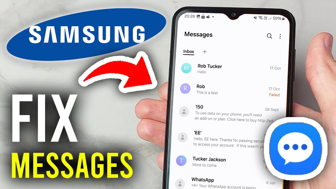 How To Fix Samsung Phone Not Receiving Text Messages - Step By Step