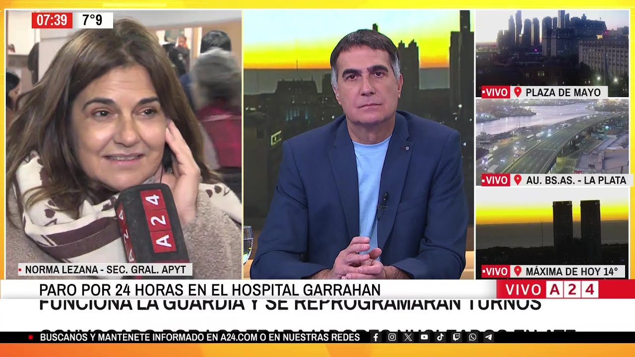 📢 PARO POR 24 HORAS EN EL HOSPITAL GARRAHAN: CONTINÚA EL CONFLICTO