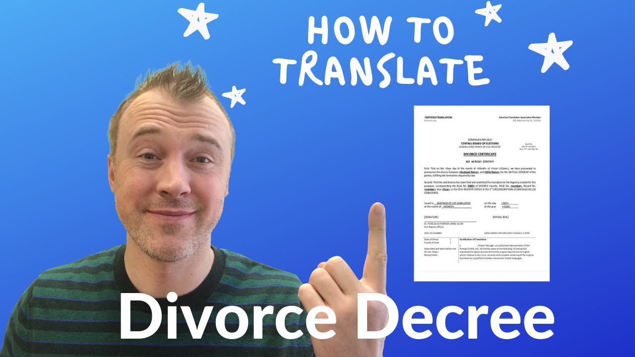 How to Translate Divorce Documents (Quick and Easy Way) - 2022