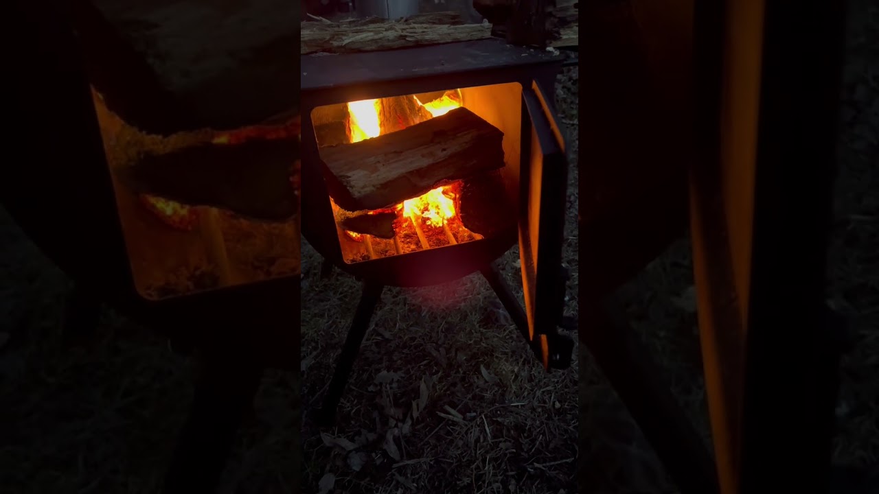 Camp Chef wood stove! The best wood stove on earth‼️🔥‼️🔥