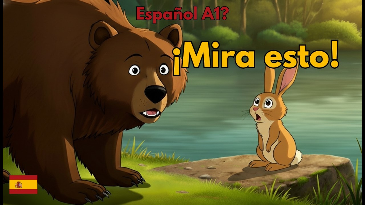El oso y el río pequeño -  Historia para aprender español