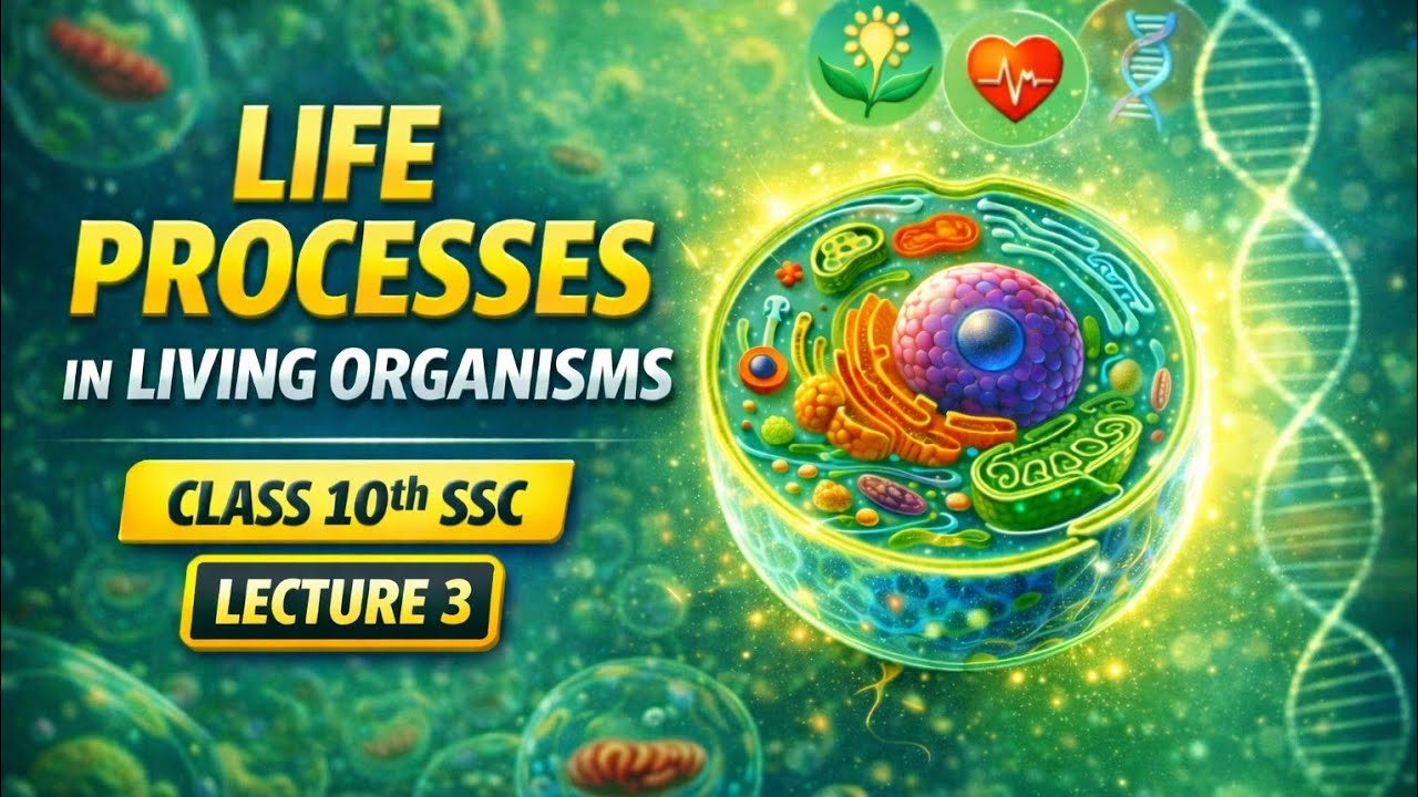 CLASS XTH || SSC LIFE PROCESS IN LIVING ORGANISM || LECTURE -3