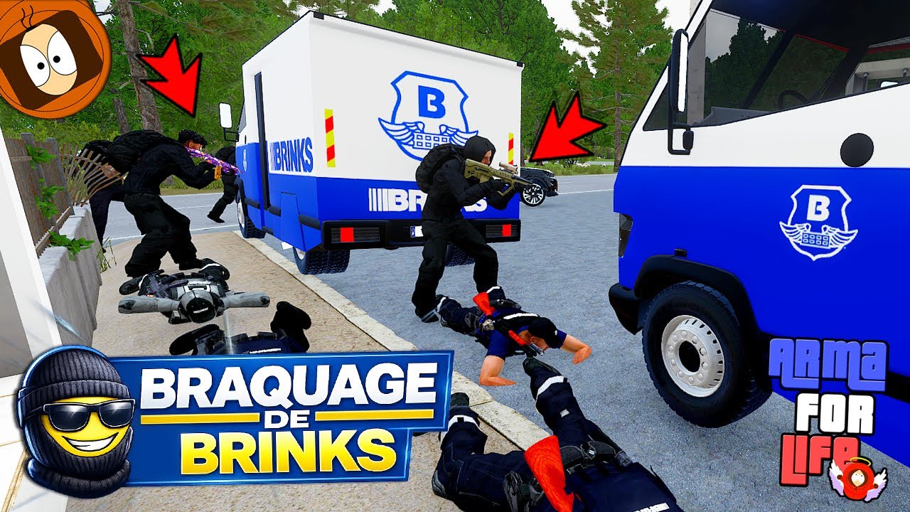 BRAQUAGE DE BRINKS 😱 On se fait prendre en otage !