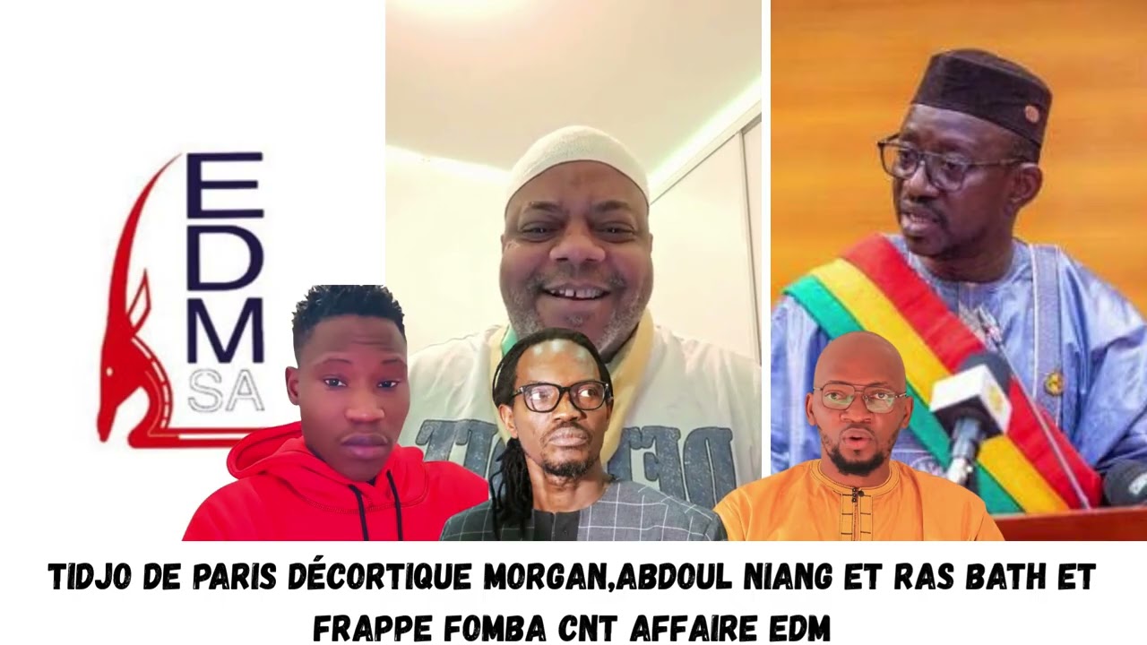 TIDJO DE PARIS DÉCORTIQUE MORGAN,ABDOUL NIANG,RAS BATH ET FRAPPE FOMBA CNT 