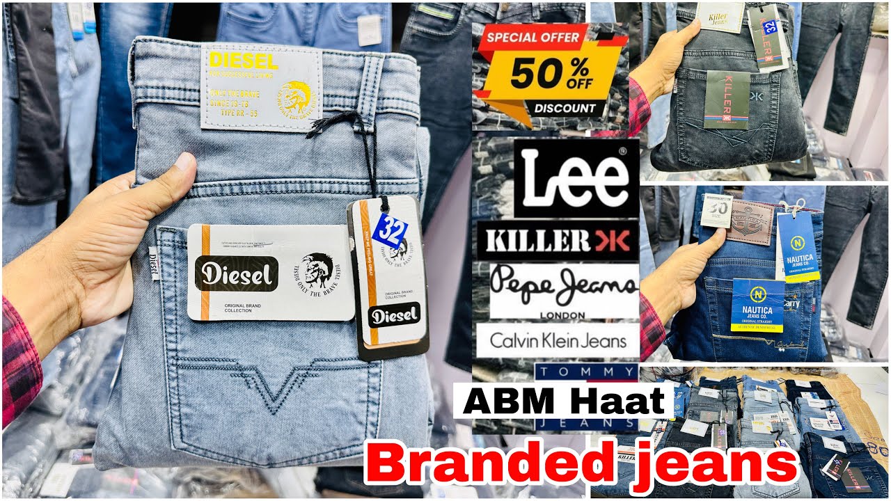 Branded jeans manufacturer in Kolkata Jeans wholesale market ABM haat Metiaburuj Kolkata