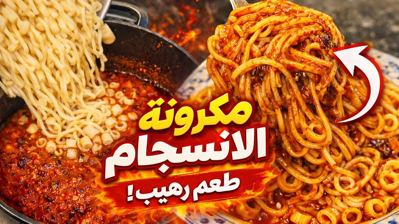 	مكرونة الإنسجام | سر الطعم اللي مخليها مختلفة تمامًا 😋🔥