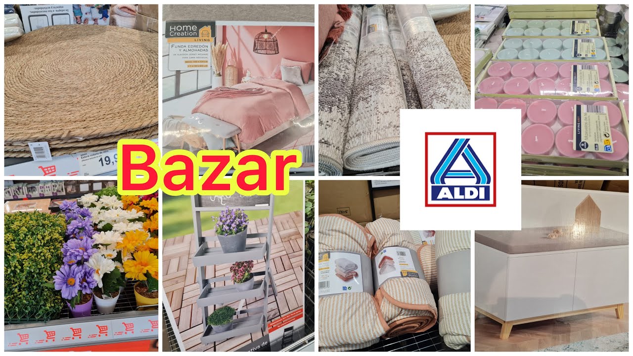 ALDI BAZAR 🛒♥️ HOGAR, ORGANIZACIÓN, DECORACIÓN, FLORES Y PLANTAS