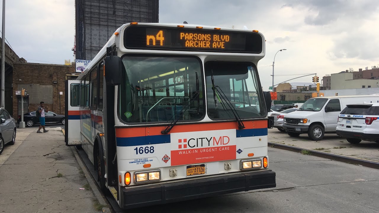 ᴴᴰ NICE Bus: 2004 Orion V CNG In Action on the N4 Bus