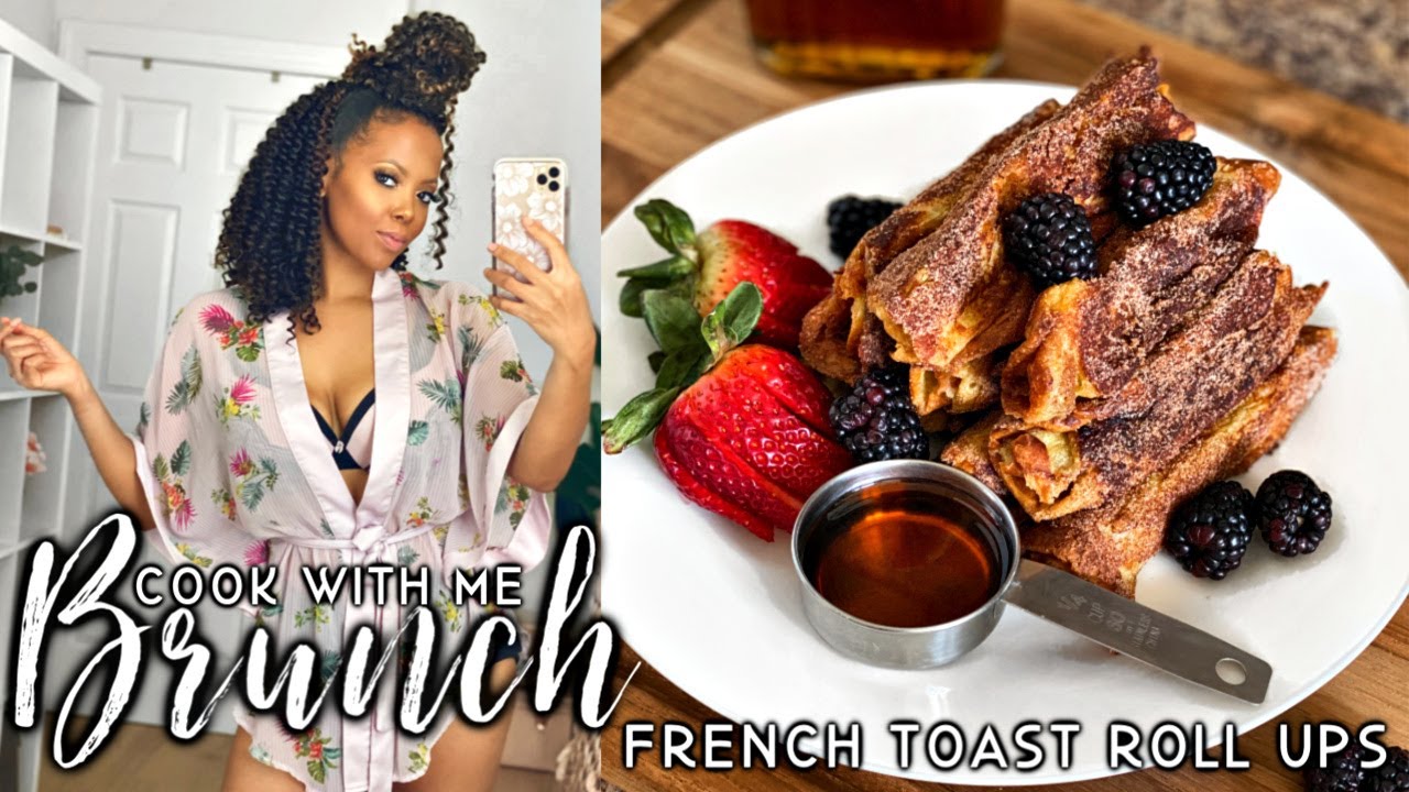 COOK WITH ME | BRIOCHE French Toast Roll Ups FAST & EASY At Home BRUNCH Recipes for LOCKDOWN