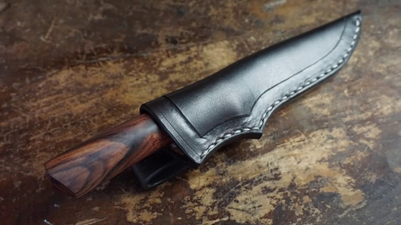 Simple Leather sheath for knife
