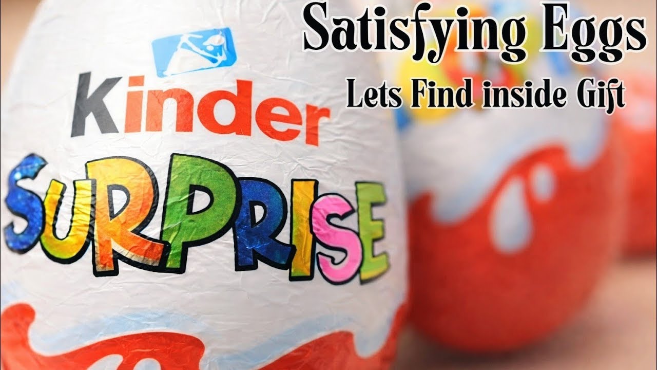Asmr opening surprised unboxing and unwrapping |Kinder Joys Eggs Opening