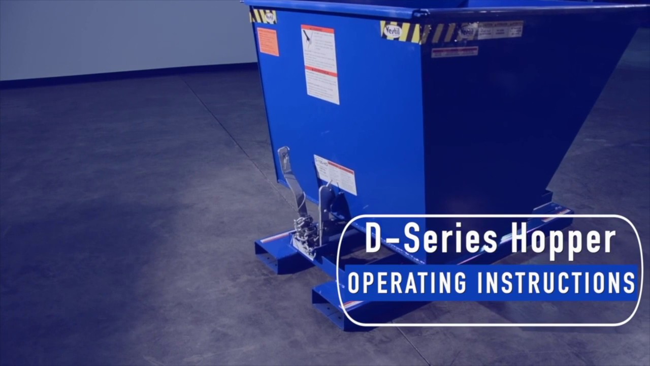 Self-Dump Hopper w/ Bumper Release - Operating Instructions