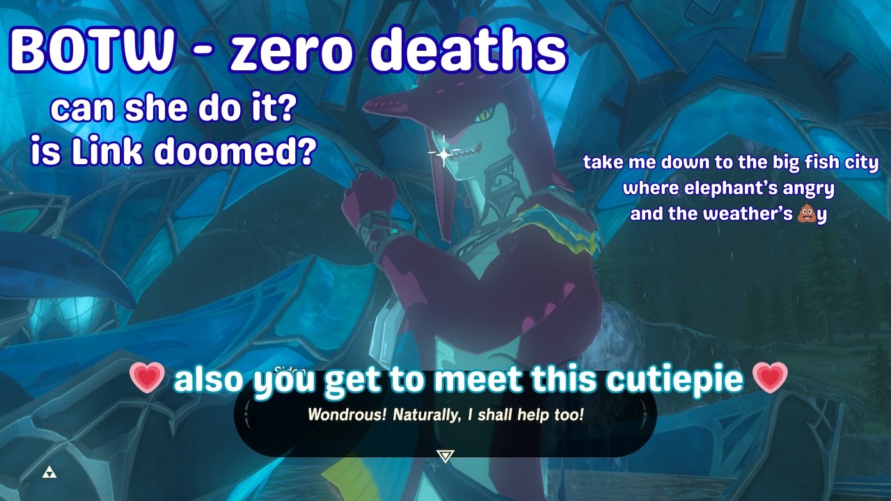 Breath of the Wild - zero deaths ... cross your fingers for me?