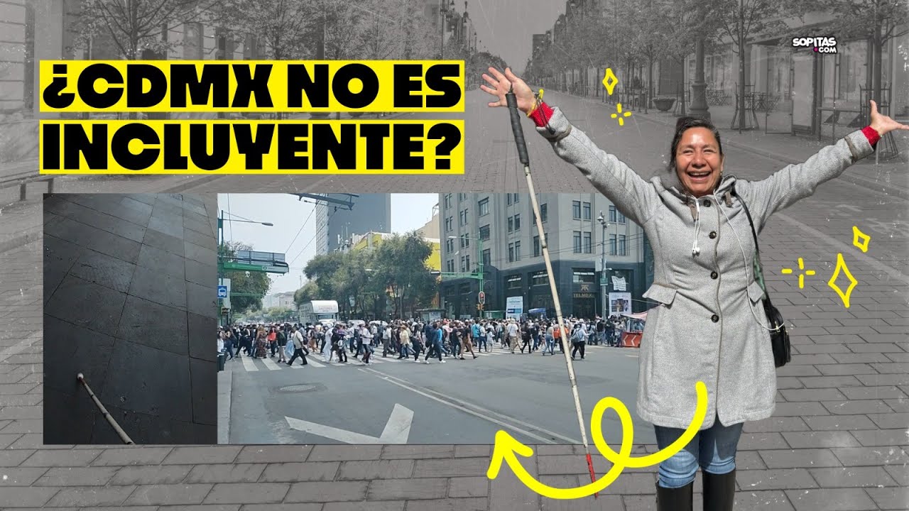 ¿La CDMX es accesible para personas con discapacidad visual? Recorremos la ciudad con Ángeles