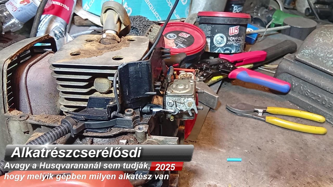 Alkatrészcserélősdi avagy Husqvarnánál azt sem tudják, melyik gépben milyen alkatrészek vannak.