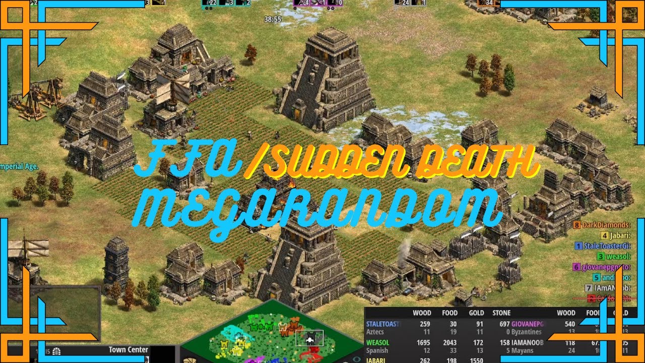AOE2 FFA/Mega random/Sudden Death