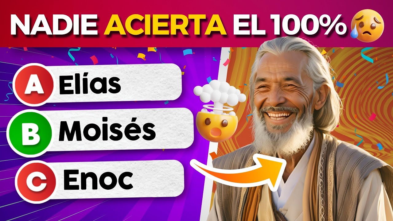 30 Preguntas DIFICILES de la Biblia😮|Quiz Bíblico