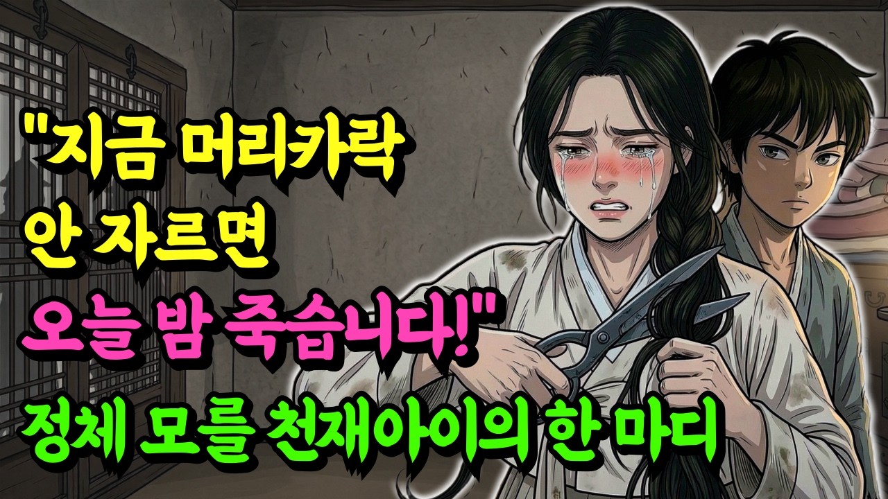 도망치던 양반가 아기씨를 거지로 만든 천재아이의 소름돋는 정체 | 야담 옛날이야기 오디오북 수면동화 전설 민담 설화 사연