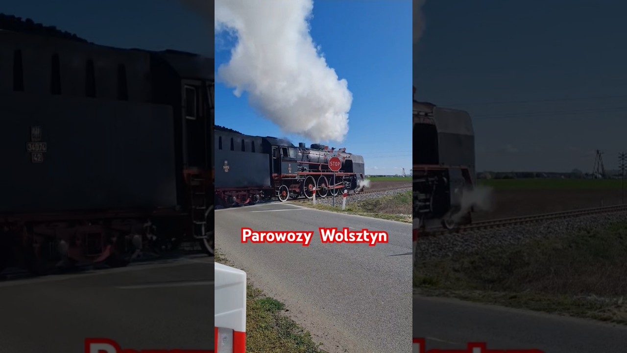 #steamlocomotive Pt47-65 with the #train to #poznań, #Wolsztyn, 05.04.2025.