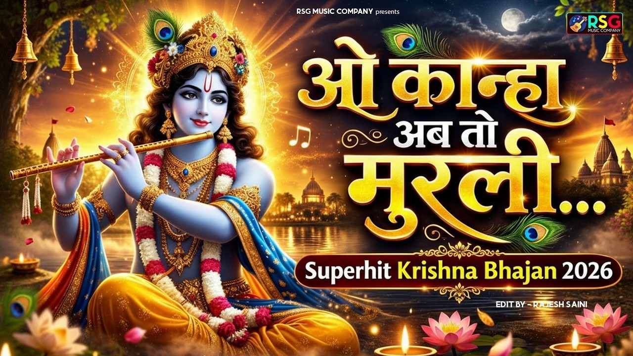ओ कान्हा अब तो मुरली | O Kanha Ab To Murli Ki Full Song - Krishna Bhajan | Bhakti Song | Bhajan Song