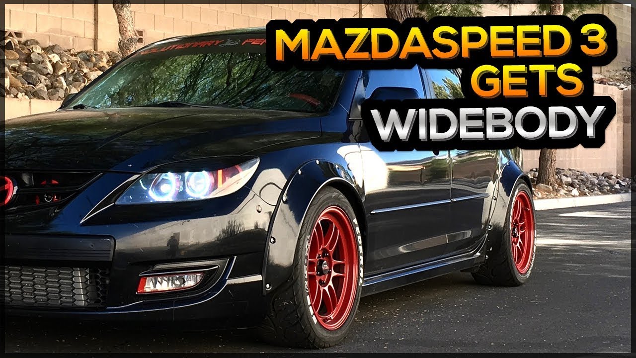 HOW TO INSTALL FENDER FLARES PROPERLY MAZDASPEED 3