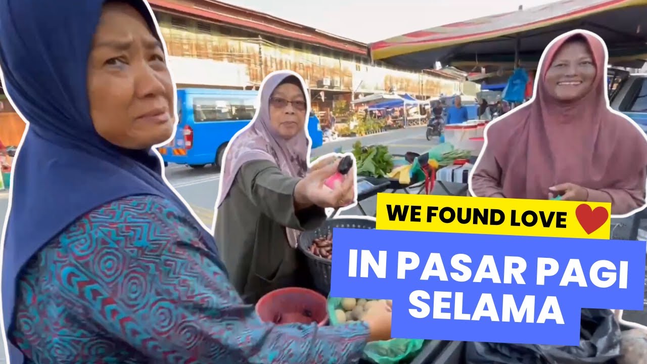 The TRUE COLOR of Malaysian People is FOUND in Their TRADITIONAL MARKET ❤
