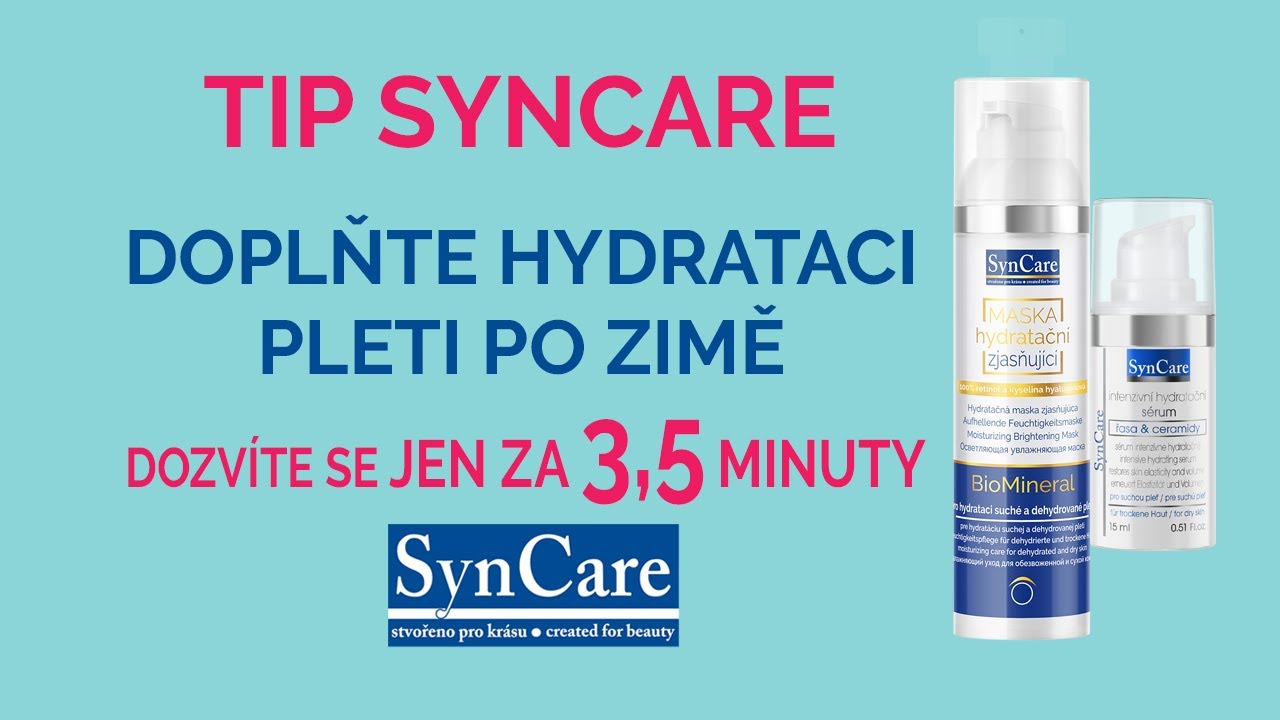 SynCare kosmetika TIP &ndash; hydratace pleti po zimě