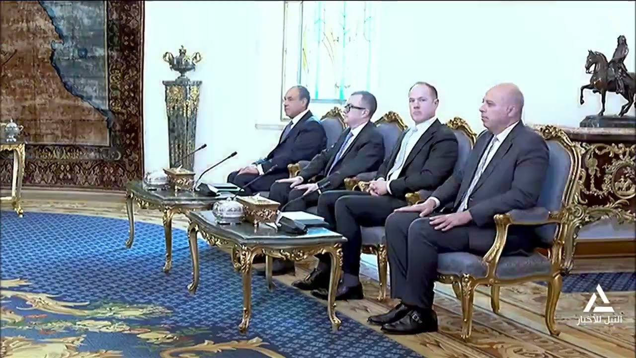 الرئيس السيسى يستقبل رئيس مجموعة البنك الدولى