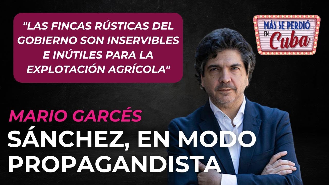 Mario Garcés: "La finca rústica del Gobierno es inservible e inútil para la explotación agrícola"