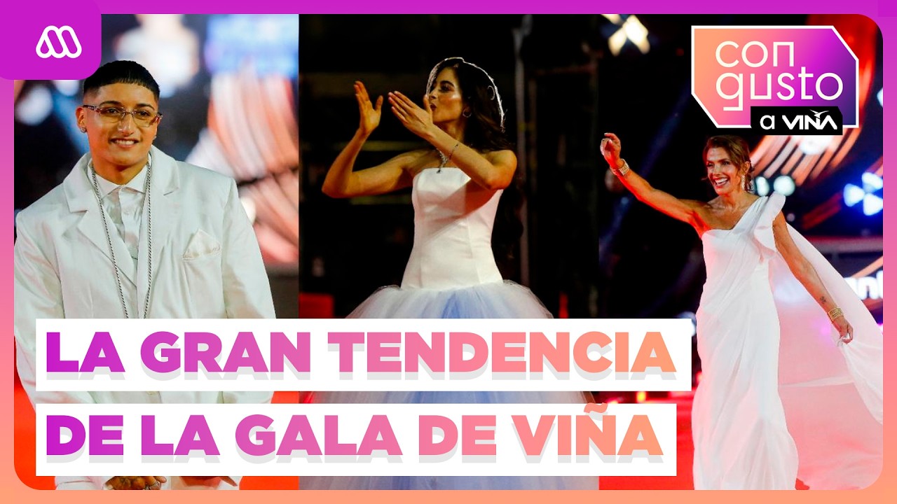 La NOCHE CERO se vistió de BLANCO: la TENDENCIA que MARCÓ la Gala de Viña