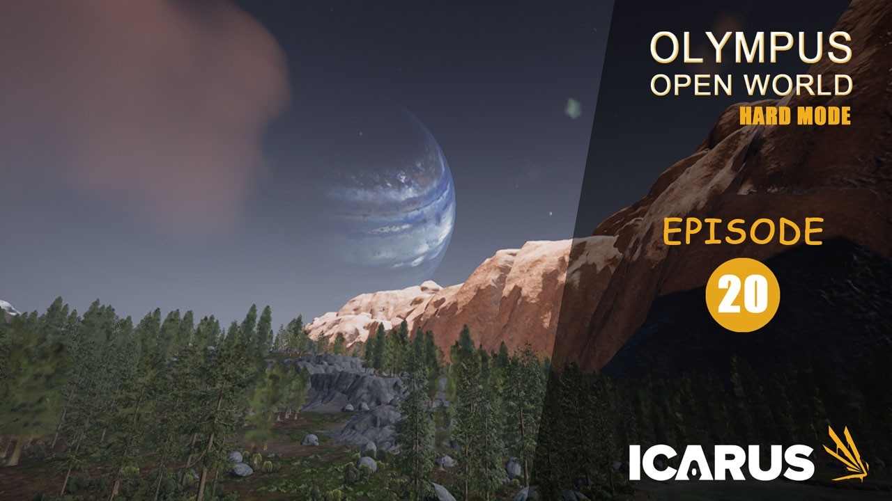 Icarus Olympus, Open World - (Ep.20) We are upgrading the base to concrete walls