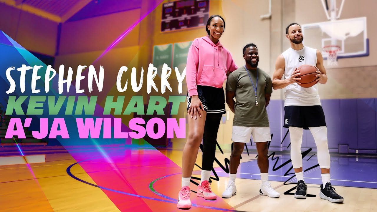 Behind The Scenes Of Stephen Curry, Kevin Hart & A'ja Wilson's Chase Commercial Shoot