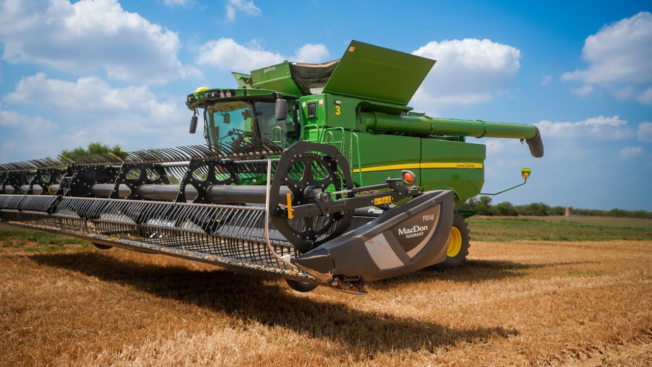 Racing the Rain During South Texas Wheat Harvest