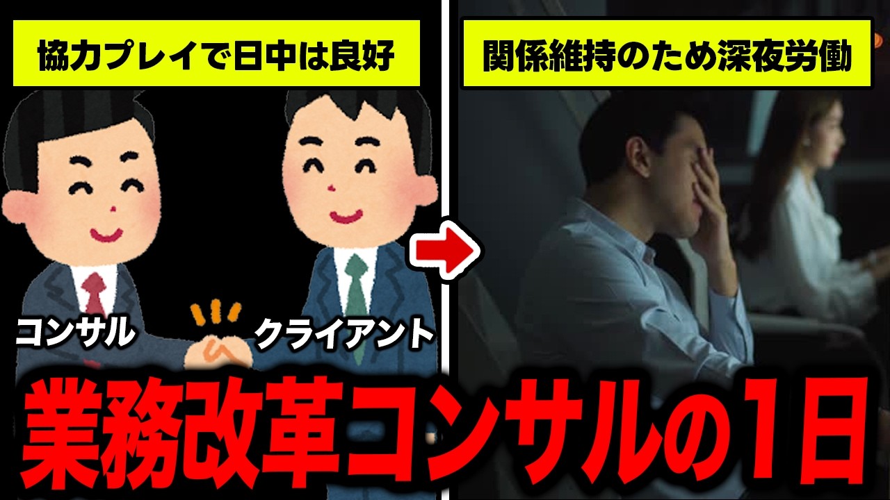 【コンサルの光と闇】業務改革コンサル(BPR)の1日