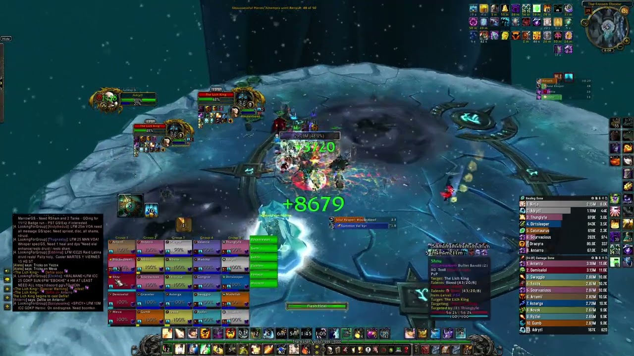The Lich King (ICC 25m) - Holy Priest POV