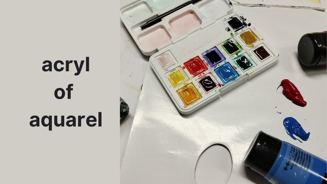 Tips om de juiste verf te kiezen: het verschil tussen aquarel en acryl