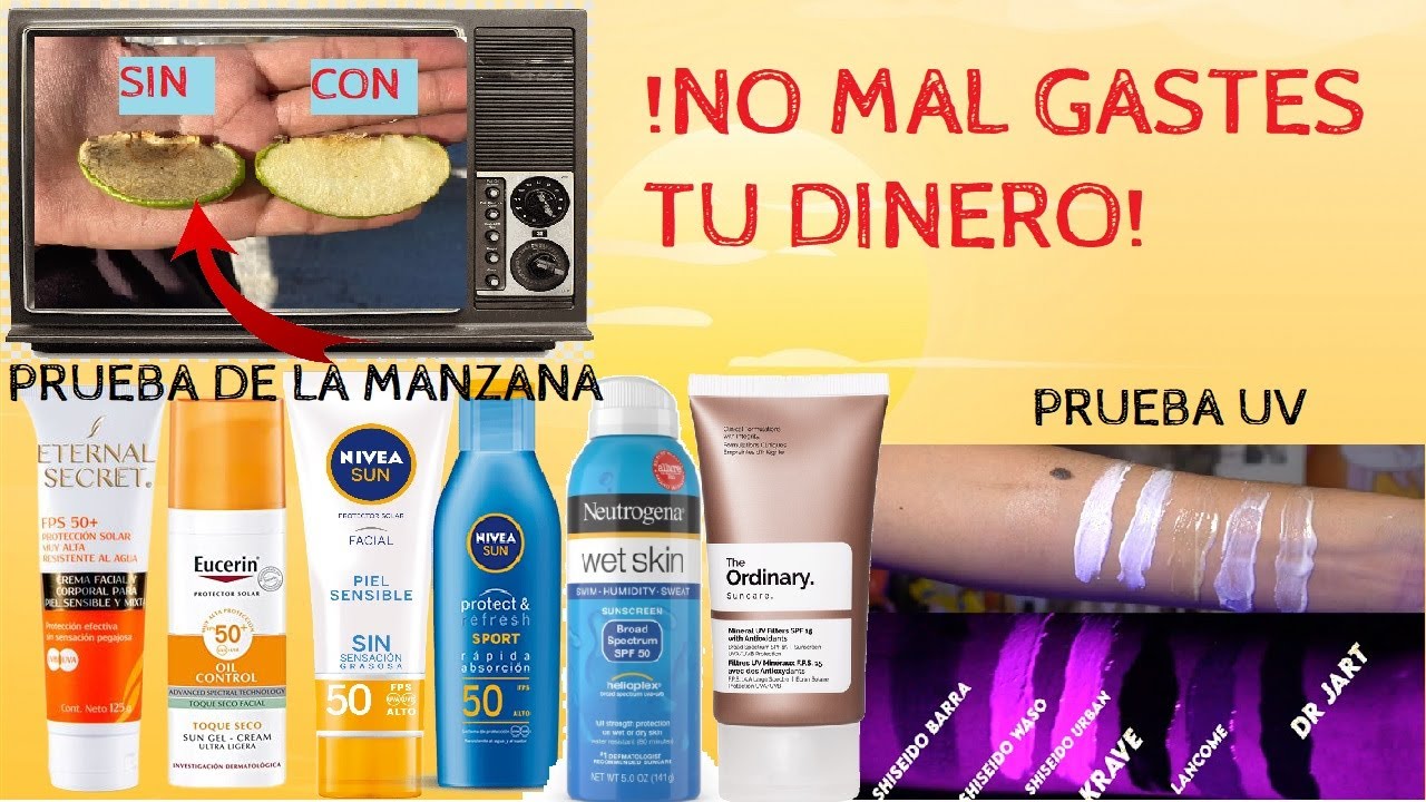El MEJOR PROTECTOR SOLAR TEST MASIVO | Ahorra tu dinero viendo este video|