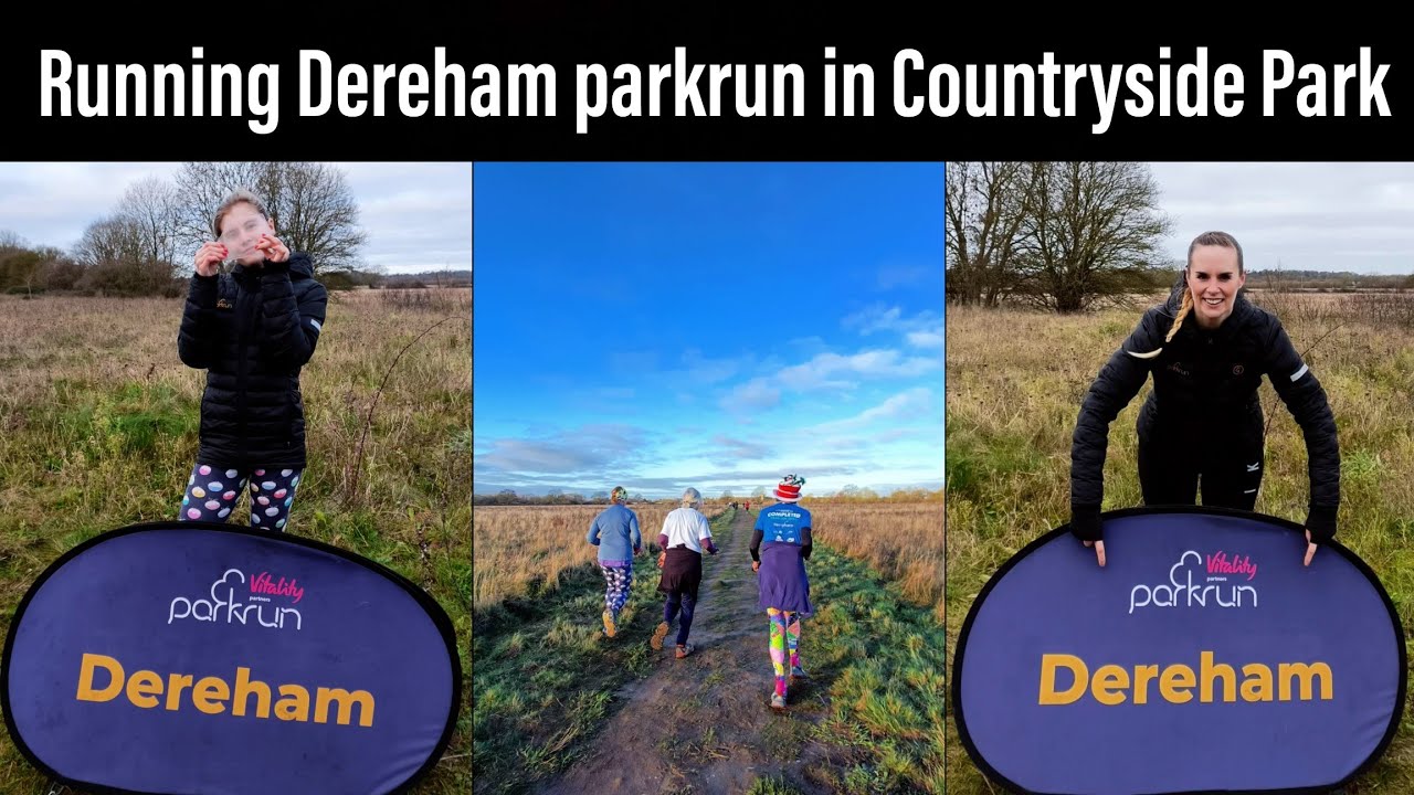 Running Dereham parkrun at Countryside Park with the Giant Leaf! Flat Norfolk Running with My Girl!