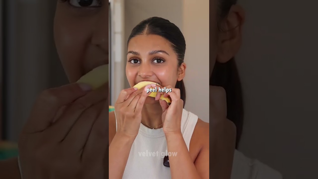 Natural Teeth Whitening at Home 🍌 Remove Yellow Stains Fast