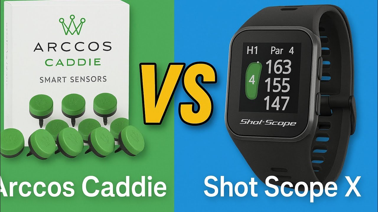 Arccos Caddie Smart Sensors vs Shot Scope X5 Tracking System Review and Comparison