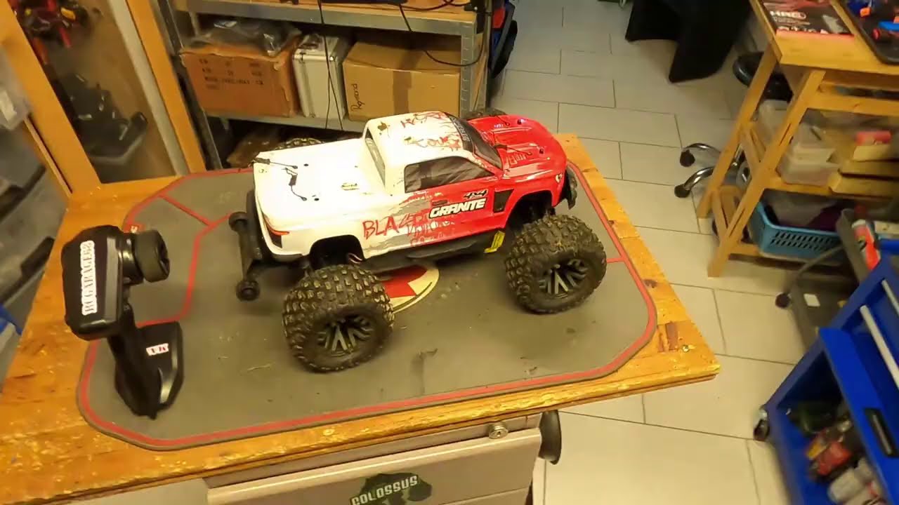 ARRMA GRANITE BLX TEST 2 : stock  3S and easy flips