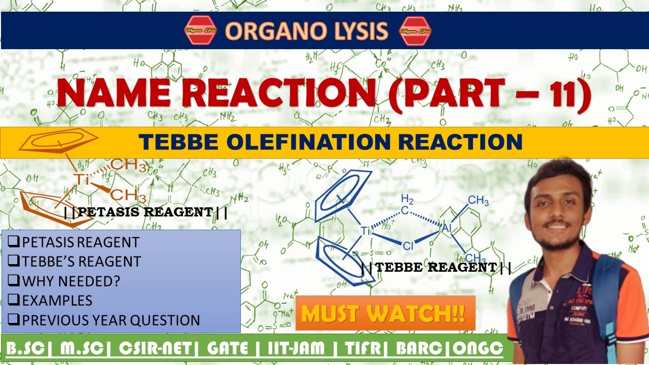 TEBBE OLEFINATION| PETASIS REAGENT| CONCEPTS| MECHANISM| SOLVED PREVIOUS YEAR PROBLEMS