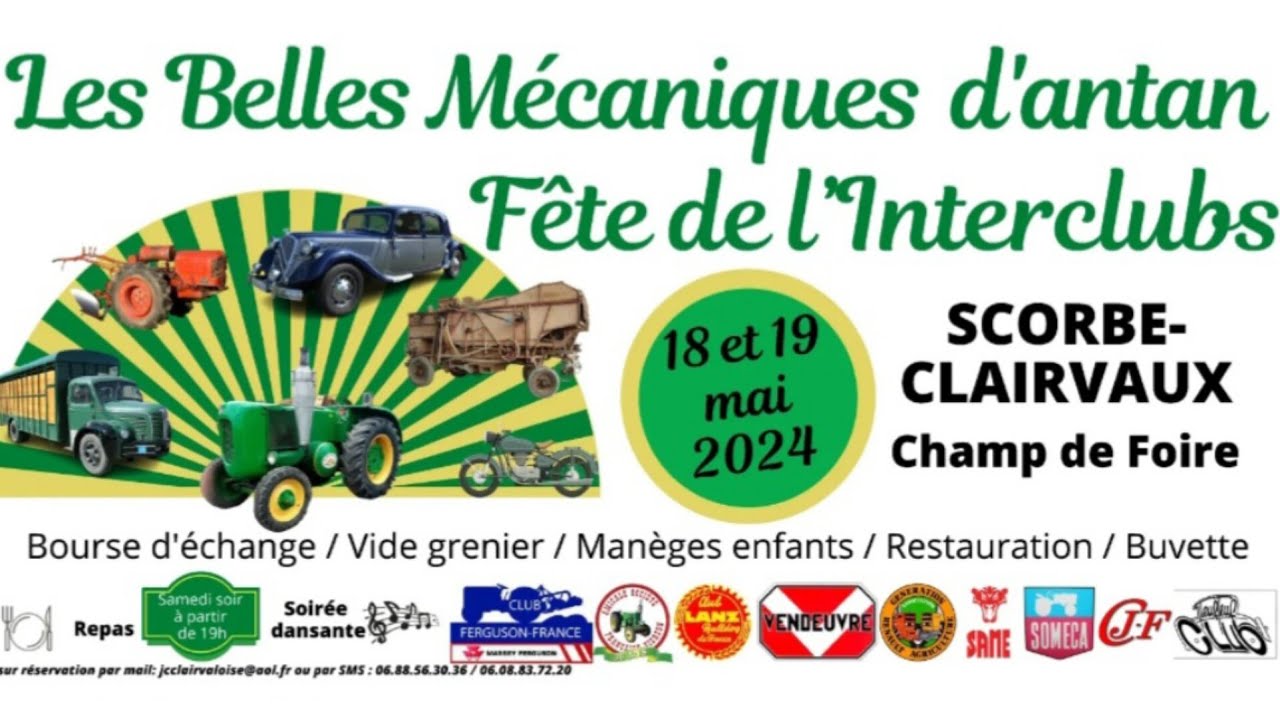 SCORBE-CLAIREVAUX    Les Belles Mécanique d antan 2024
