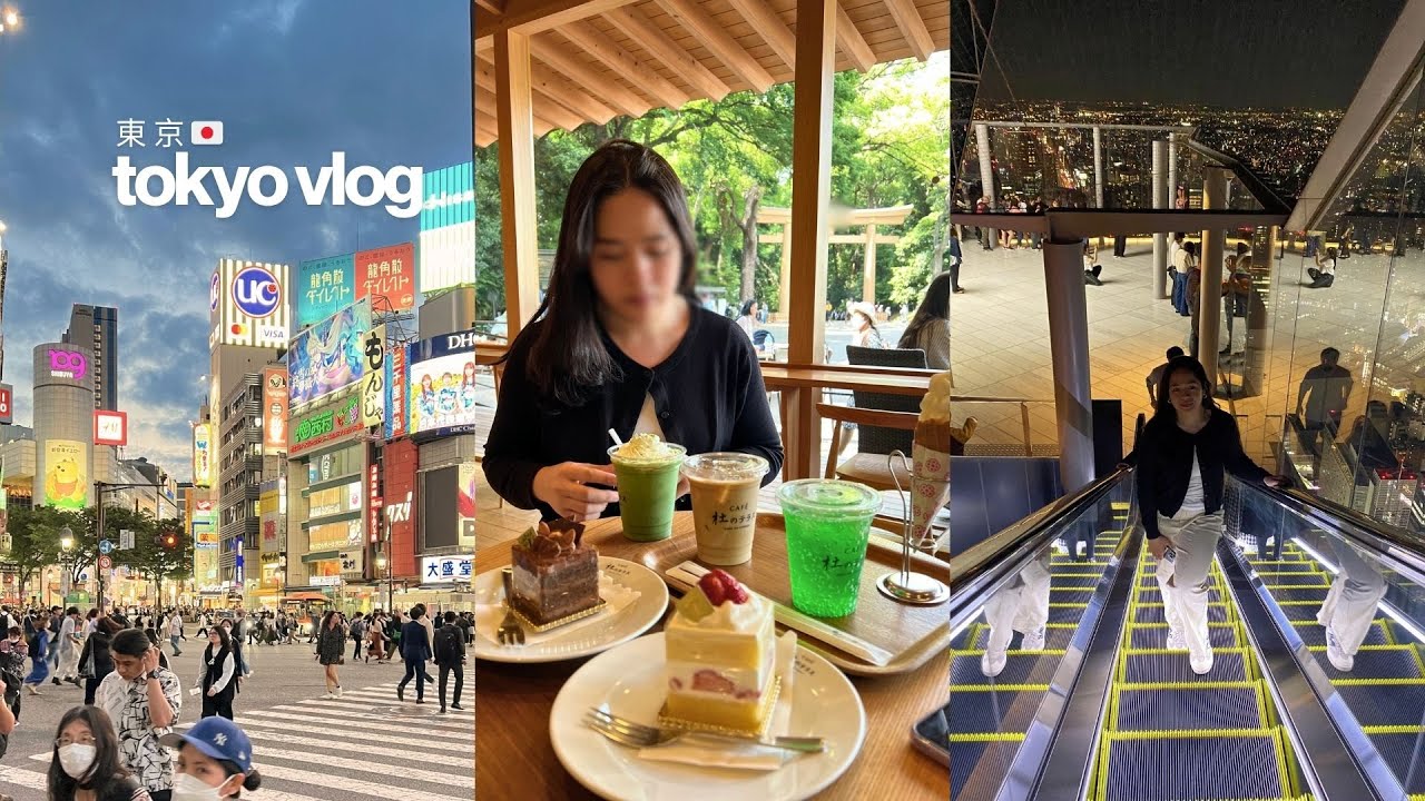 tokyo vlog 🇯🇵 shibuya sky, teamlab, omotesando, shinjuku, ginza, shopping at gotemba