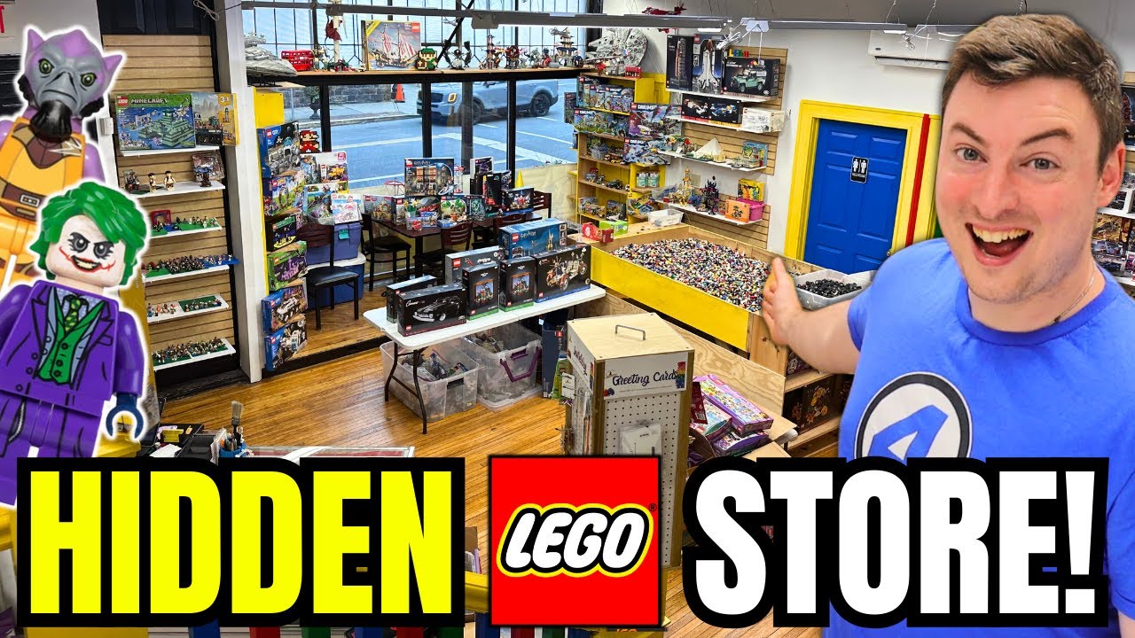 Shopping at this HIDDEN Lego Store! (Retired Sets, Minifigures, & Vintage Lego!)