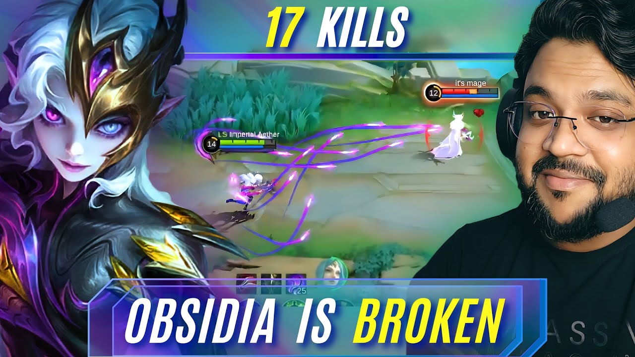This New Marksman is SECRETLY BROKEN! 🤯 Mobile Legends new hero Obsidia META Build 🔥
