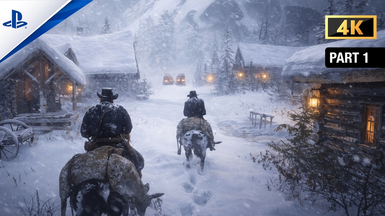Red Dead Redemption II PS5 Gameplay PART 1 (4K) - No commentary
