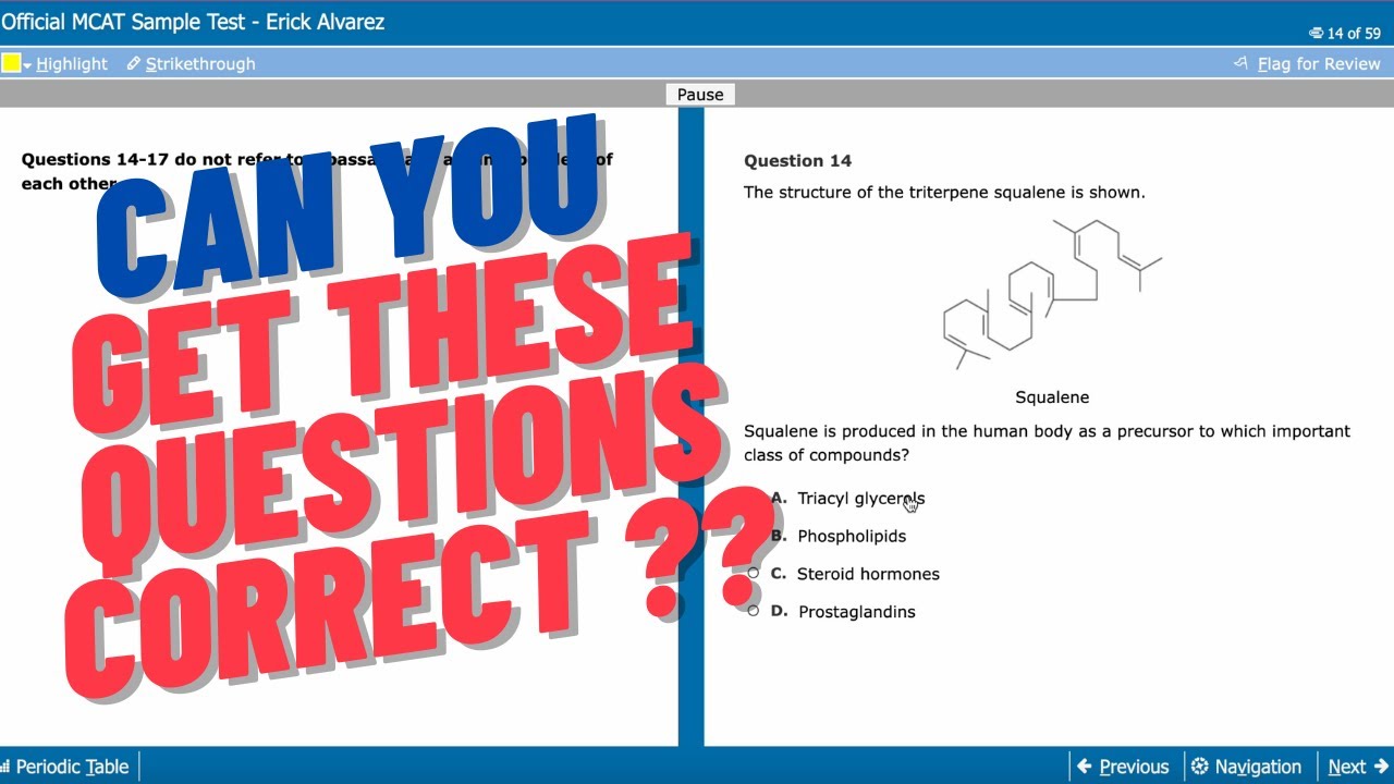 Mcat Practice Question TIME | AAMC QUESTIONS | Tips from a 100th% tutor